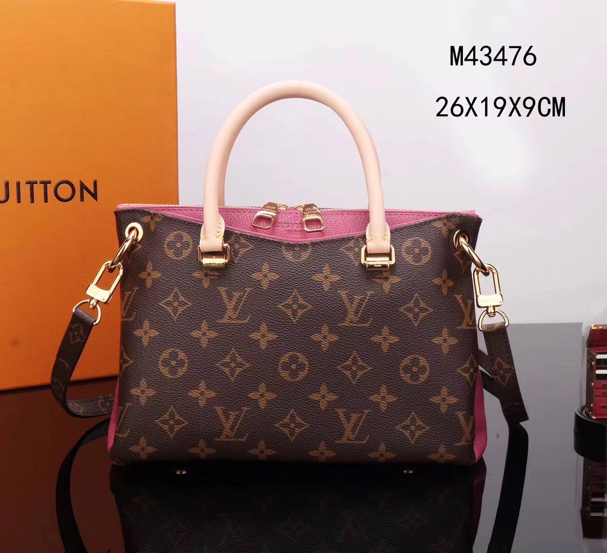 LV Louis Vuitton Monogram Montsouris Shoulder Backpack M43431 bags