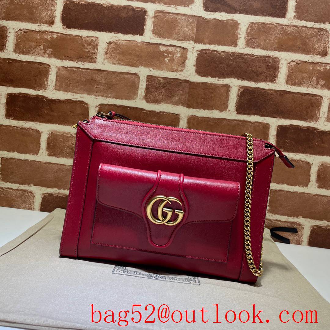 Gucci Ophidia Epilogue GG red leather Shoulder Bag purse