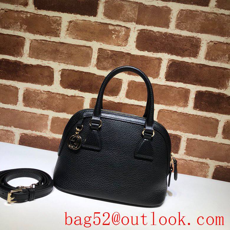 Gucci GG Small black Calfskin Shoulder tote Bag Handbag