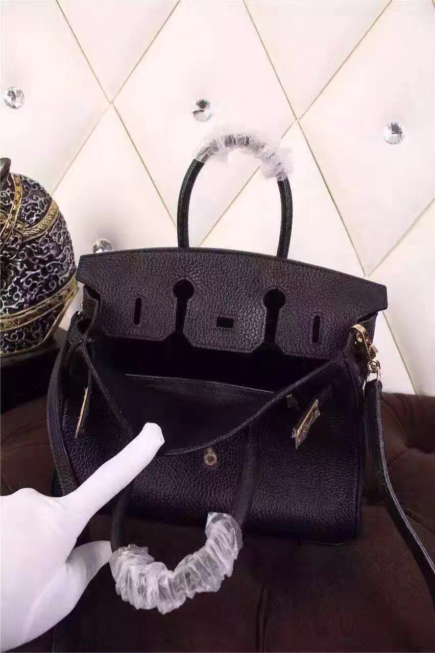 Hermes mini 25cm Birkin black handbags [hermes245] - $237.00 : Luxury Shop