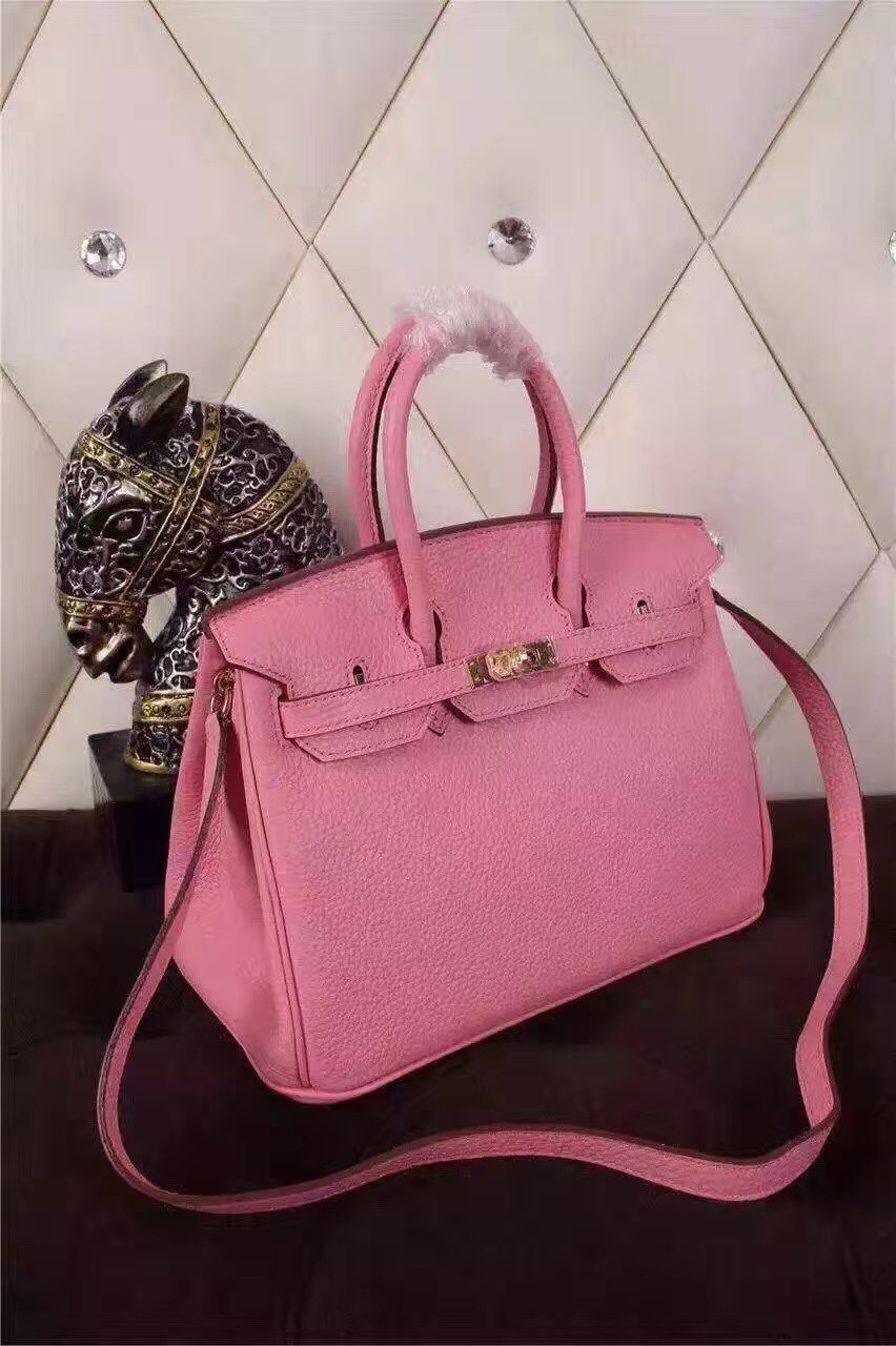 Hermes mini  25cm Birkin  pink handbags hermes248 237 