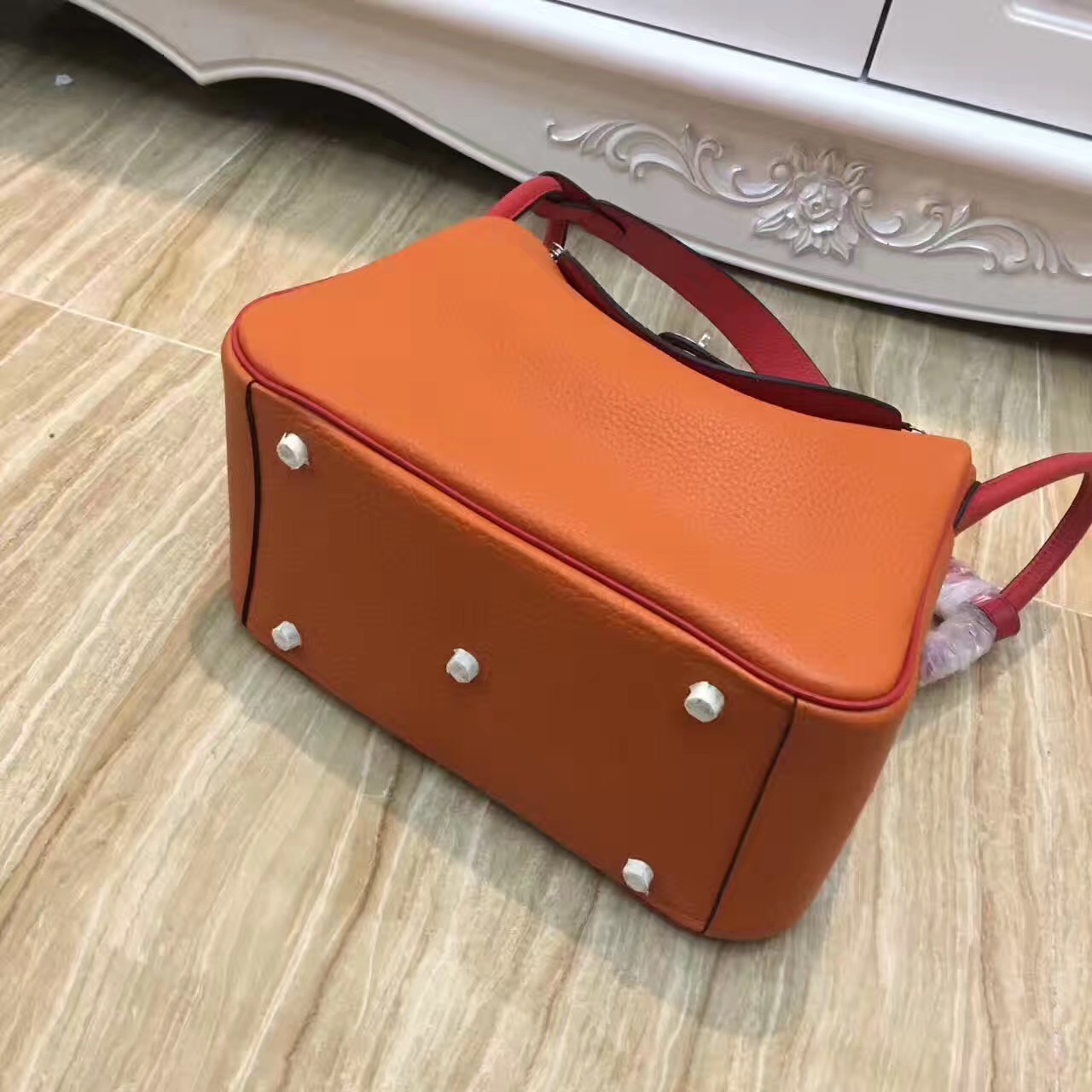 Hermes Lindy orange handbags [hermes81] - $254.00 : Luxury Shop