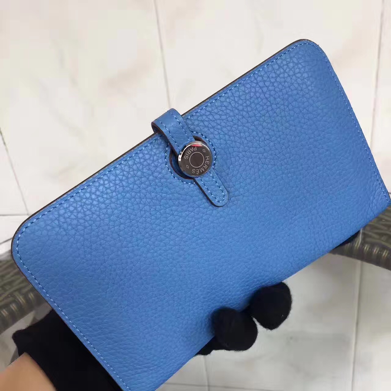 Hermes dogon navy wallet handbags [hermes96] - $207.00 : Luxury Shop