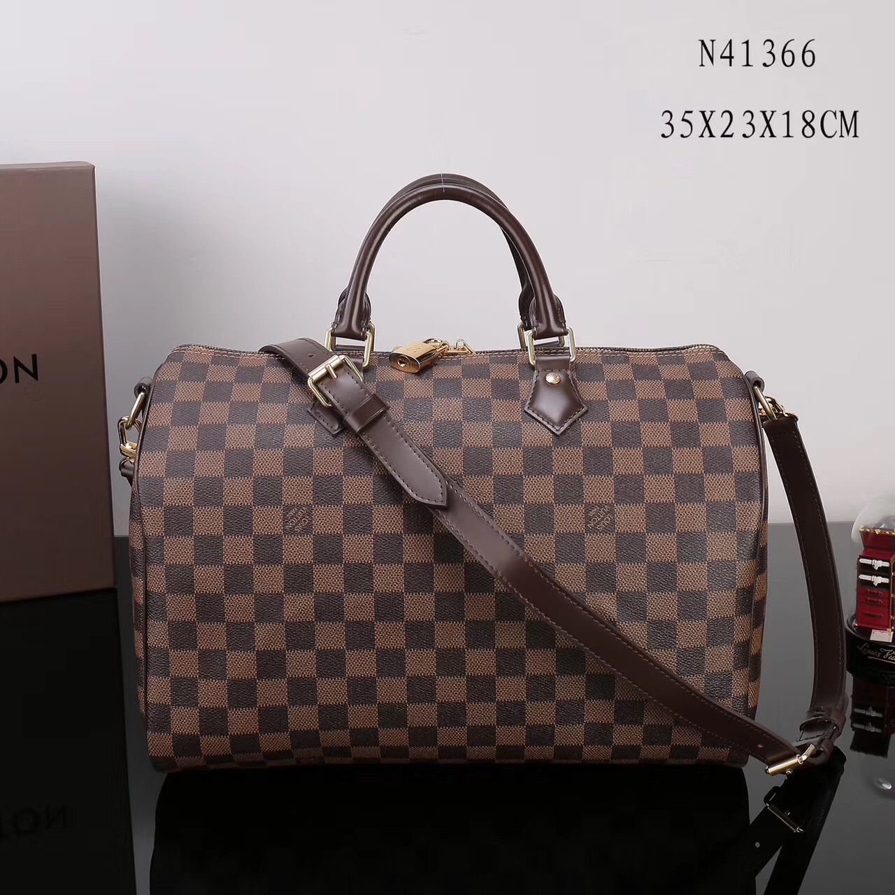 LV Louis Vuitton Speedy N41366 35 bags Damier Handbags [LV1034] - $242. ...