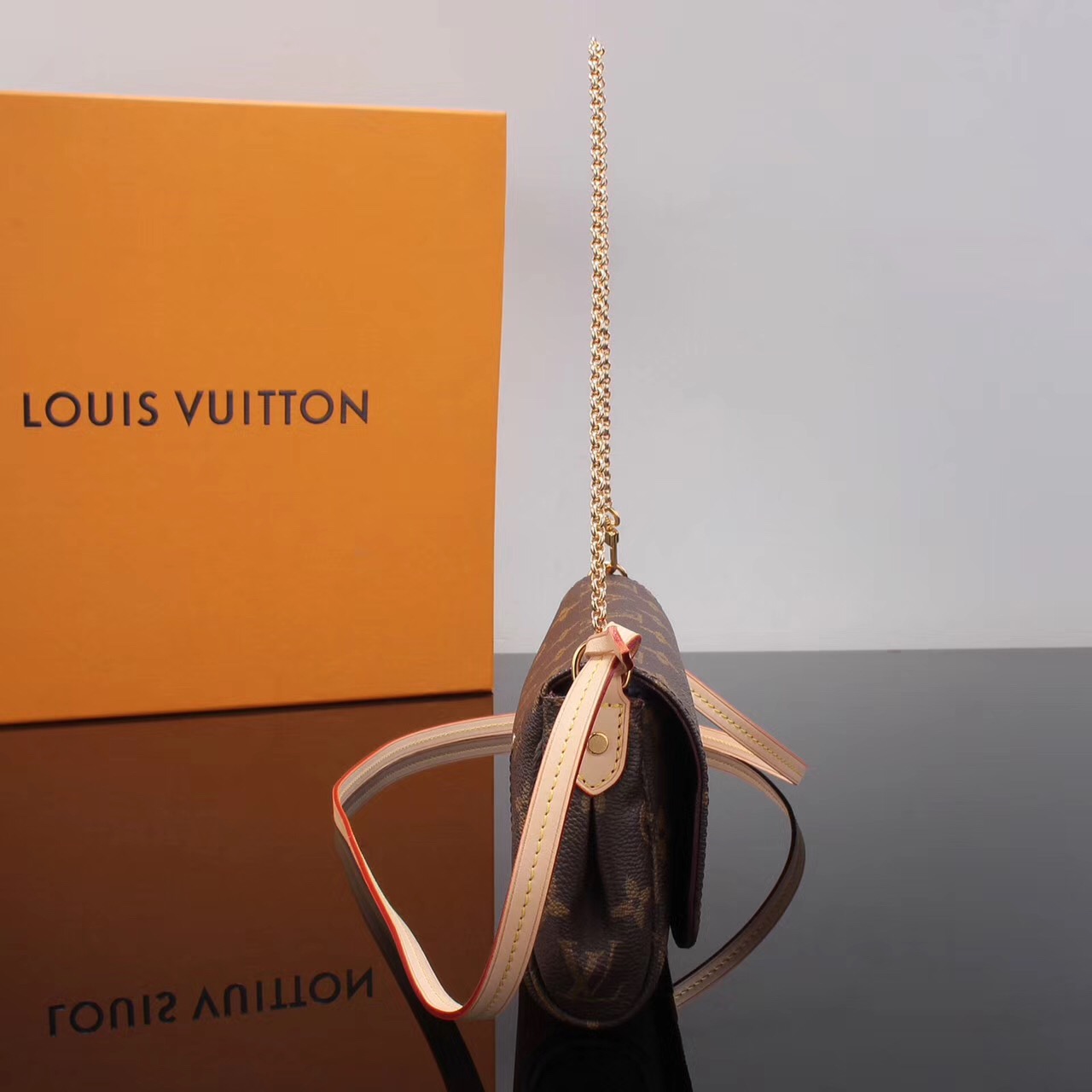LV Louis Vuitton Monogram Small AM40717 Shoulder bags Handbags Brown [LV1066] - $259.00 : Luxury ...