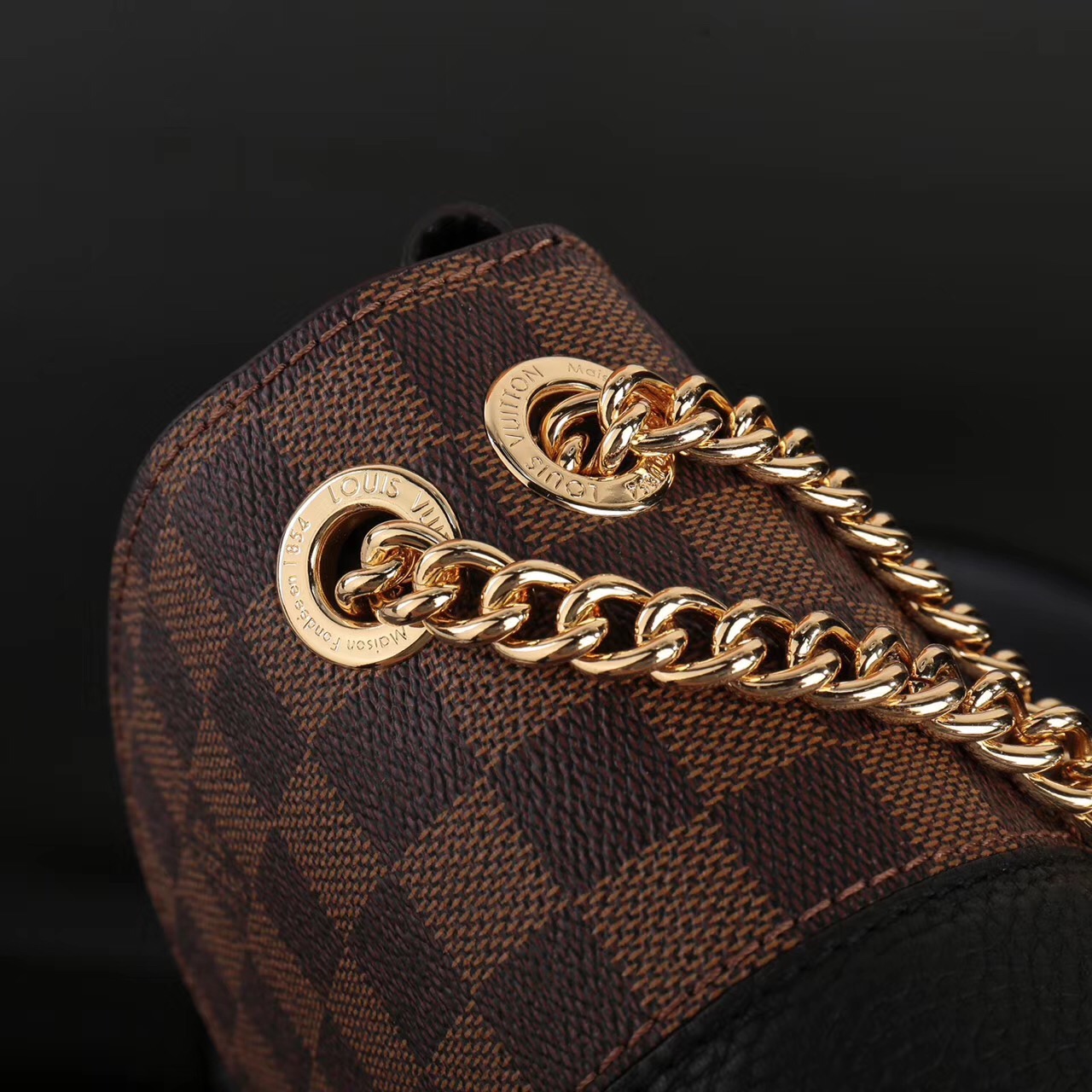 LV Louis Vuitton Monogram Wight Shoulder Damier bags N64419 Handbags Black [LV1067] - $299.00 ...