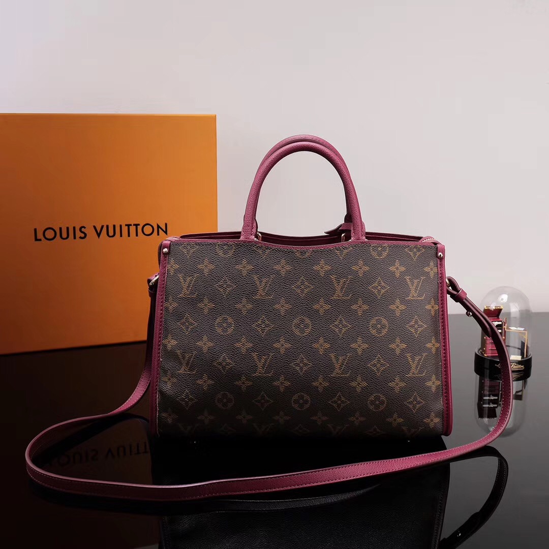 LV Louis Vuitton Monogram M43462 Popincourt Handbags bags Purple [LV1104] - $339.00 : Luxury Shop