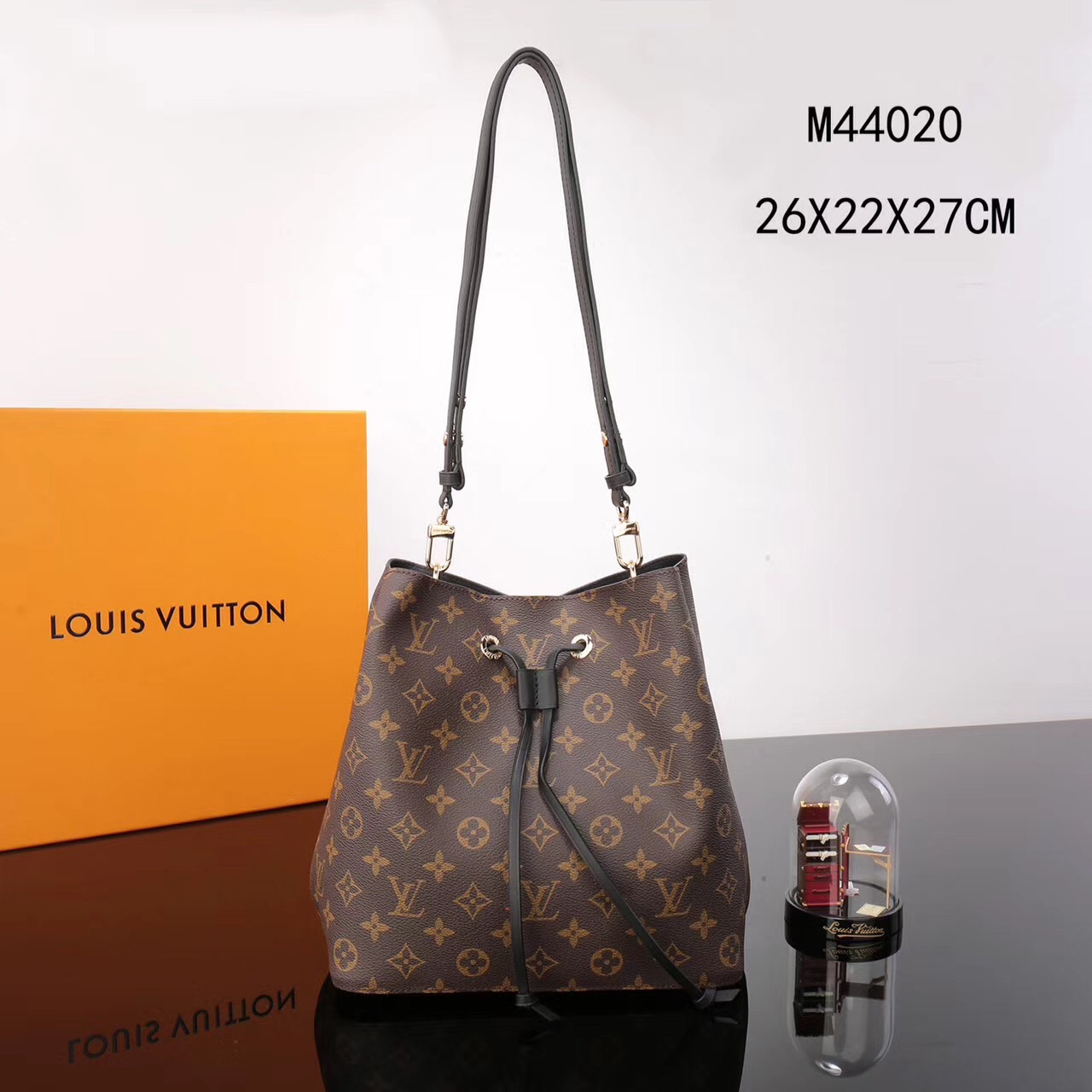 LV Louis Vuitton M44020 bags Monogram NEONOE Handbags Black