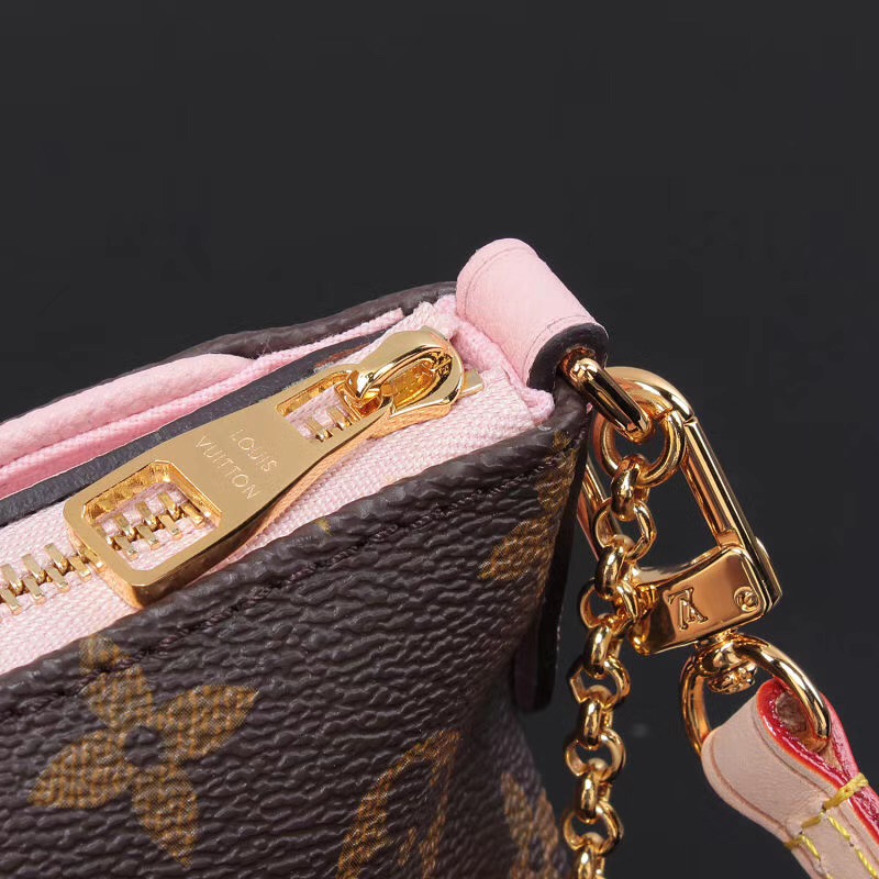 LV Louis Vuitton M44037 Pallas Monogram Clutch bags Handbags Pink [LV1127] - $169.00 : Luxury Shop