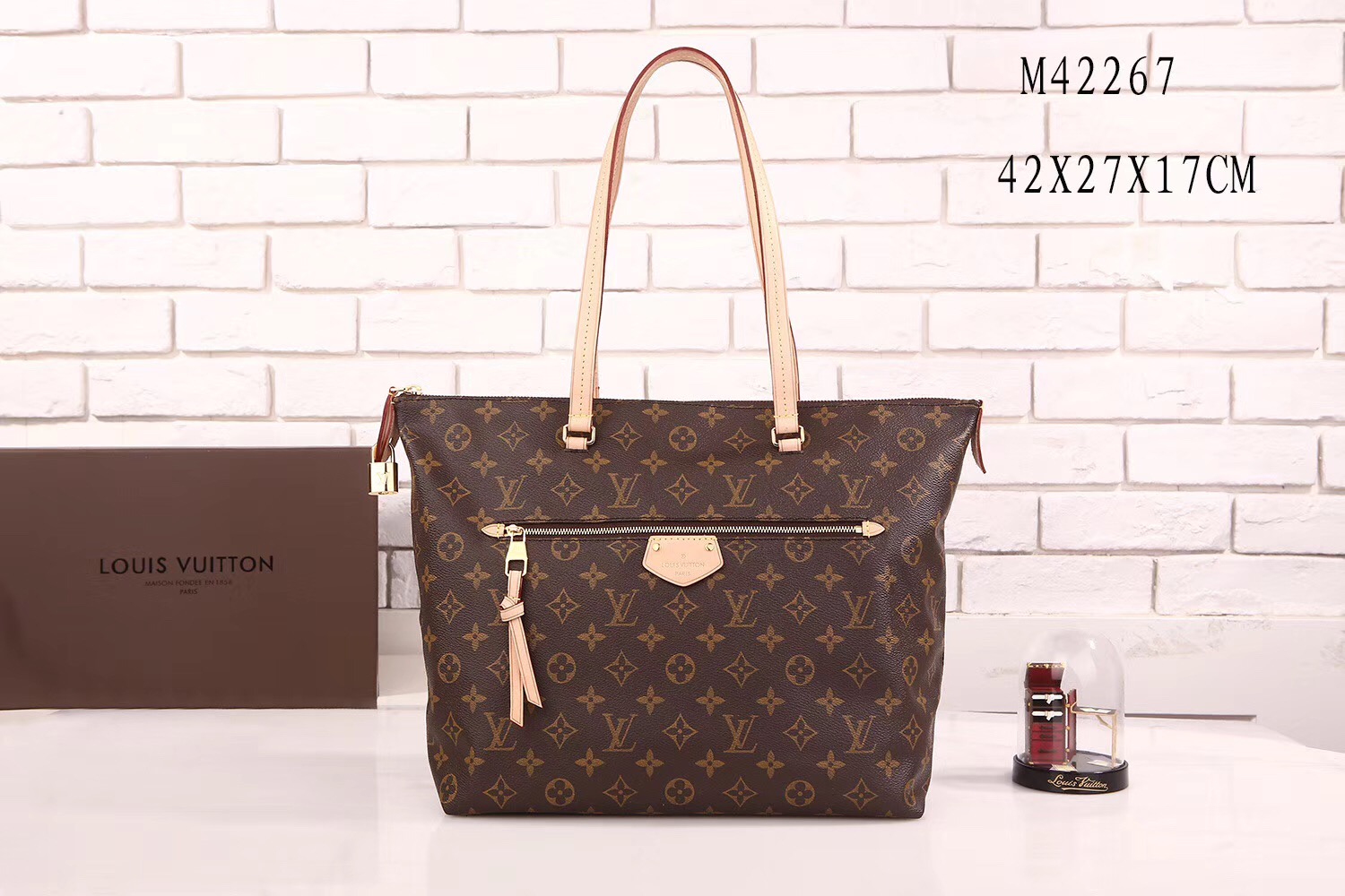 LV Louis Vuitton Iena Monogram bags M42267 Handbags Brown