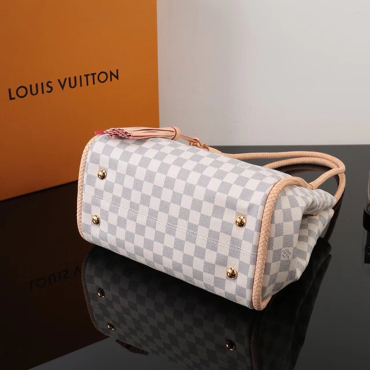 LV Louis Vuitton N44027 Damier Propriano Handbags bags White [LV1164] - $299.00 : Luxury Shop