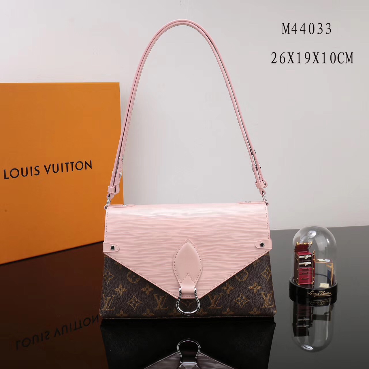 LV Louis Vuitton Saint Michel Handbags Epi M44033 Monogram bags Pink