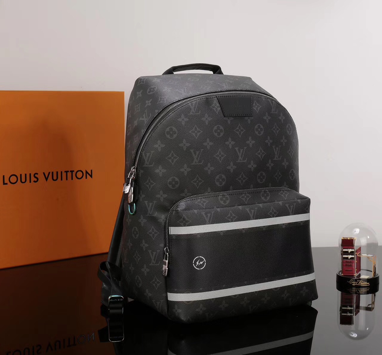Men LV Louis Vuitton Apollo Backpack Monogram Handbags M43408 bags Black [LV1190] - $339.00 ...
