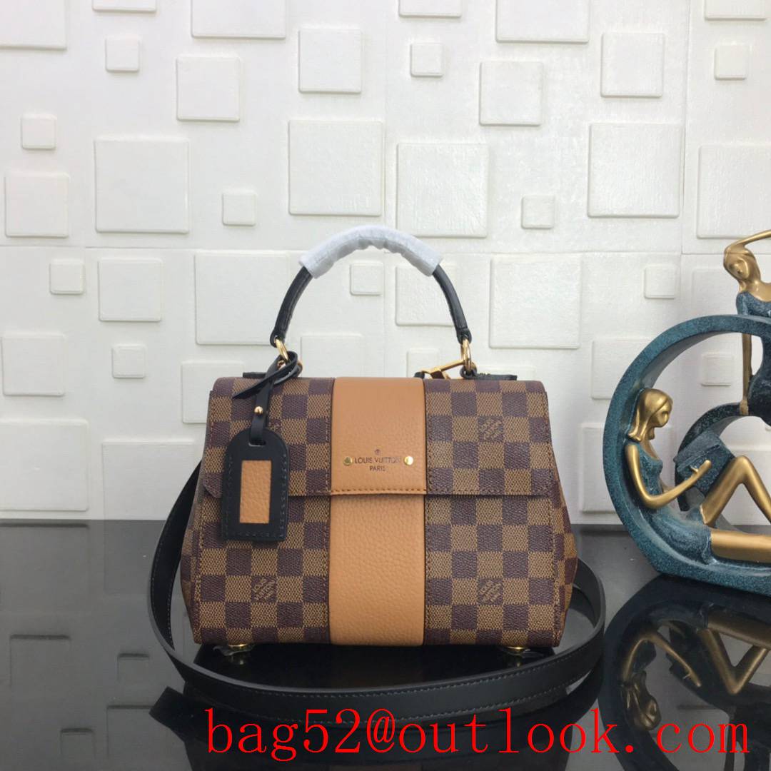 Louis Vuitton LV Bont Street BB Handbag Bag with Damier Ebene Canvas N41071 Tan