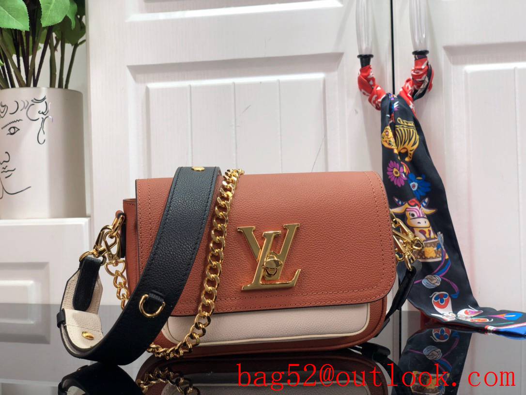 Louis Vuitton LV Lockme Tender Bag Handbag in Calfskin Leather M59491 Brown