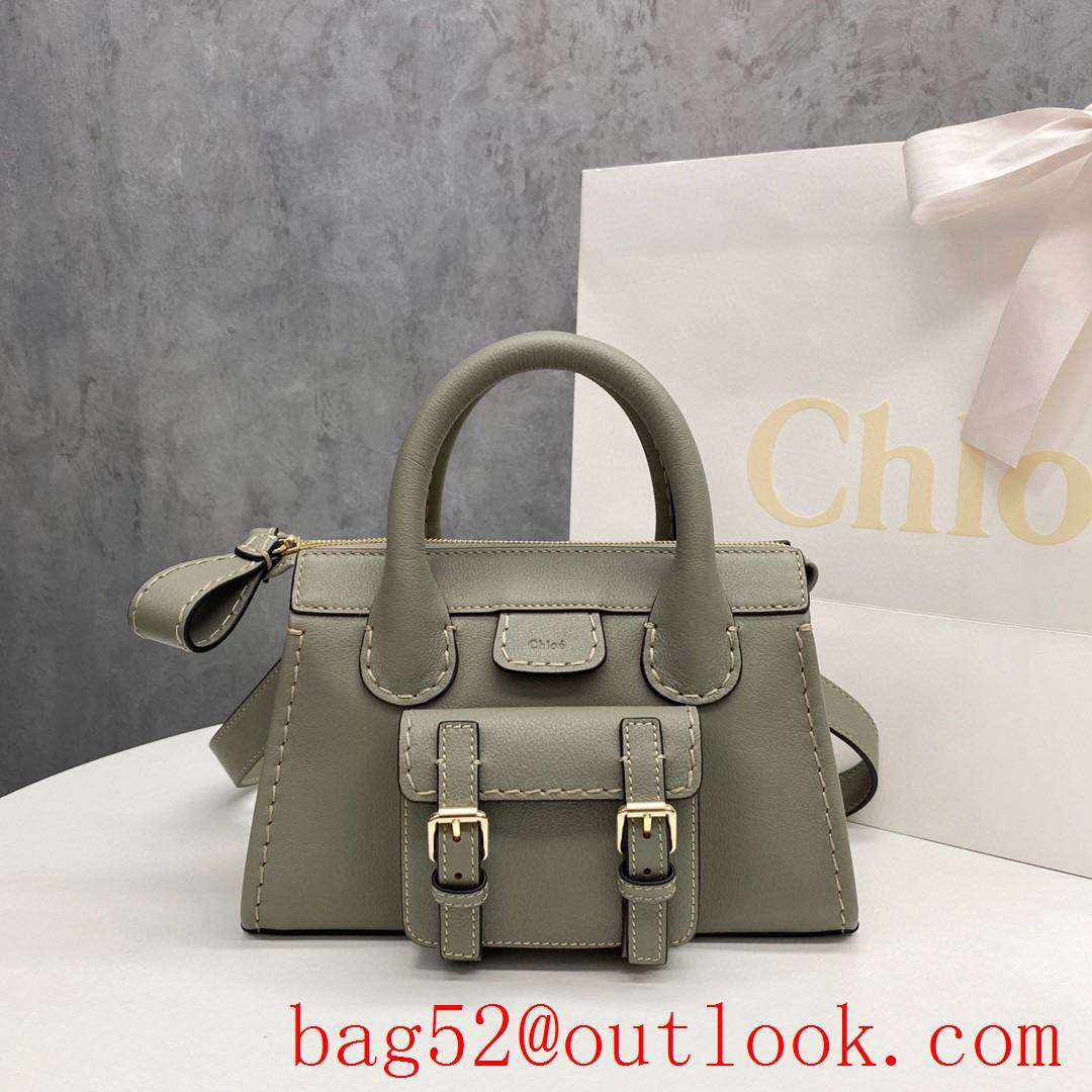 Gucci leather bag in bag thick edging line women;s crossbody green handbag