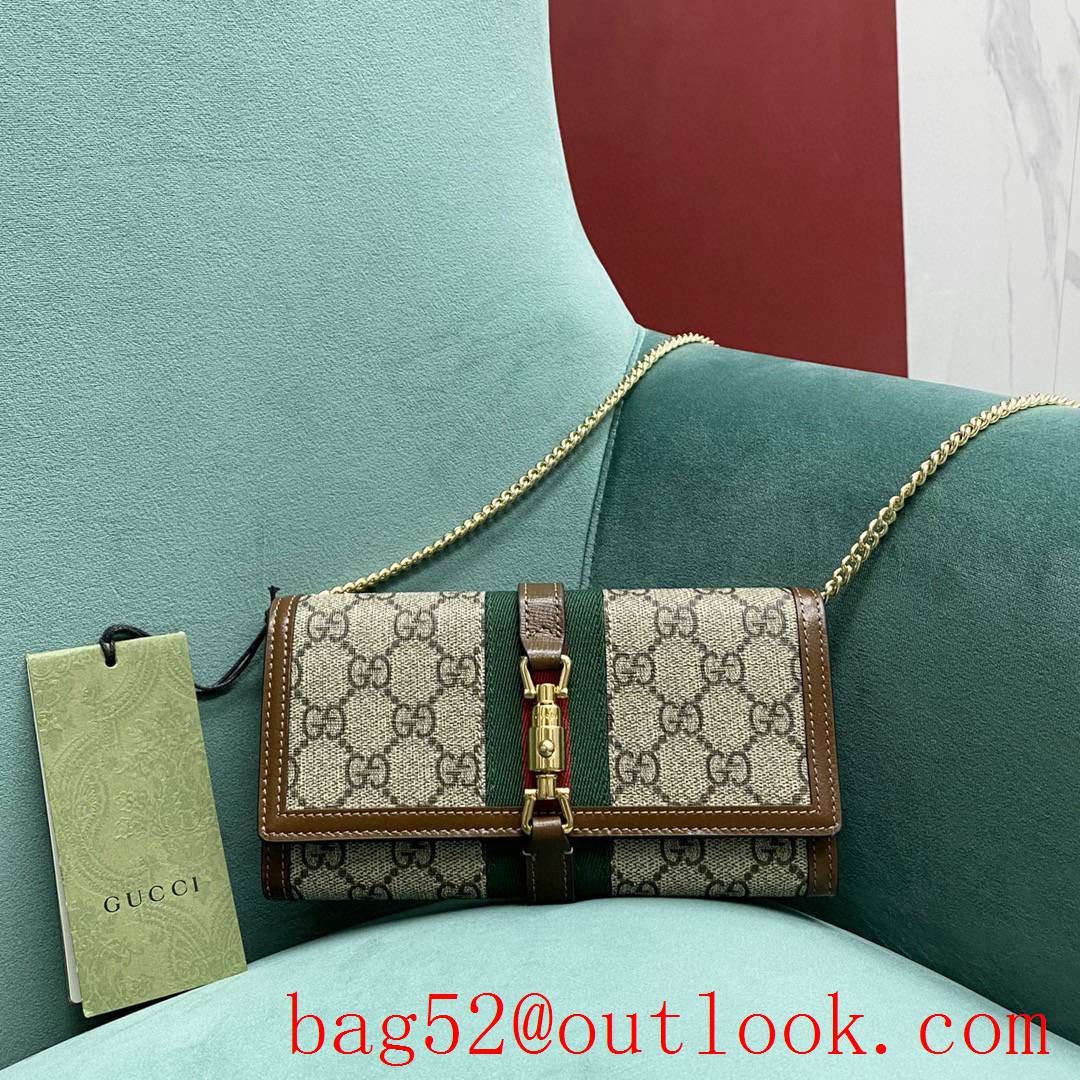Gucci Jackie 1961 series removeable chain shoulder handbag