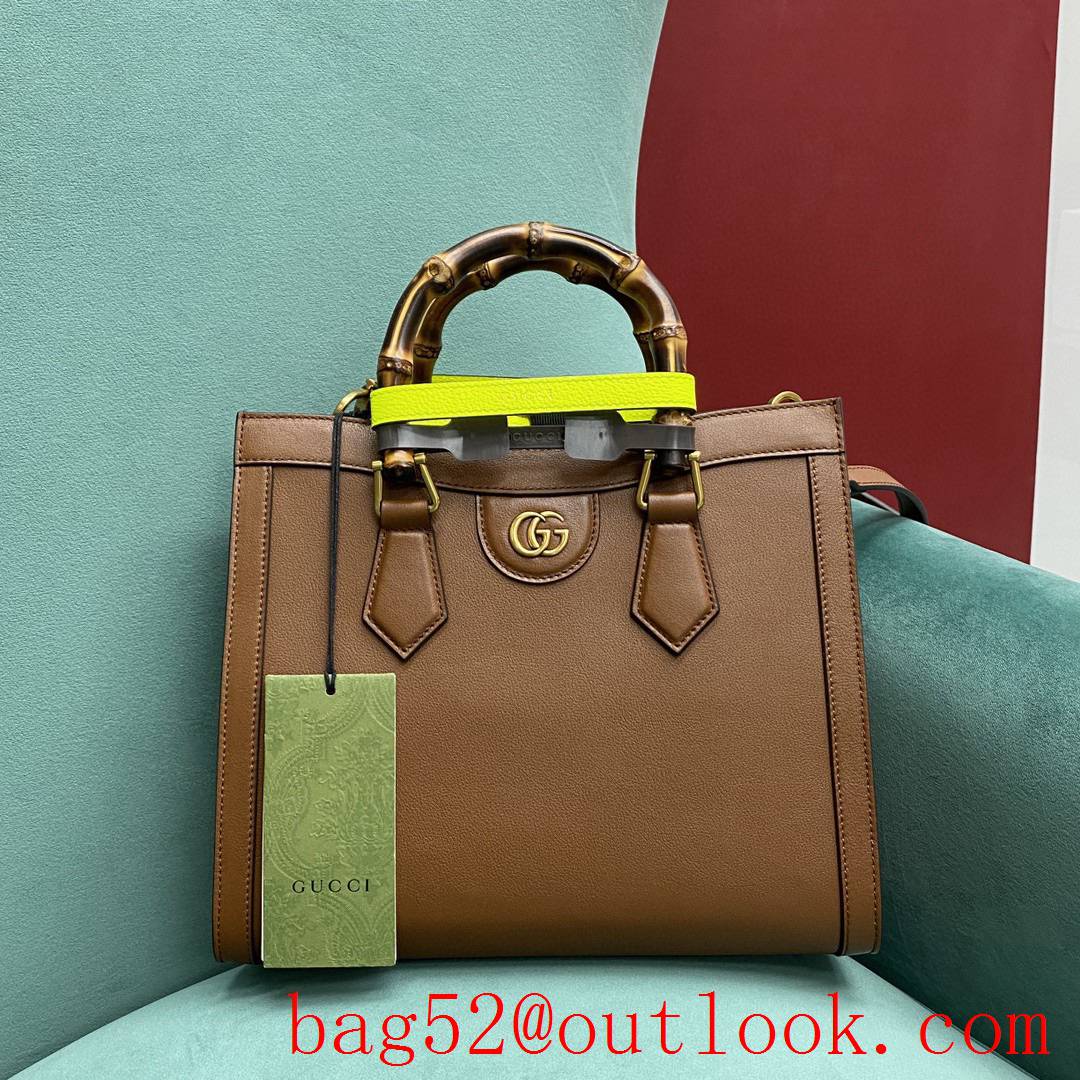 Gucci Diana Bamboo Medium women's brown handbag