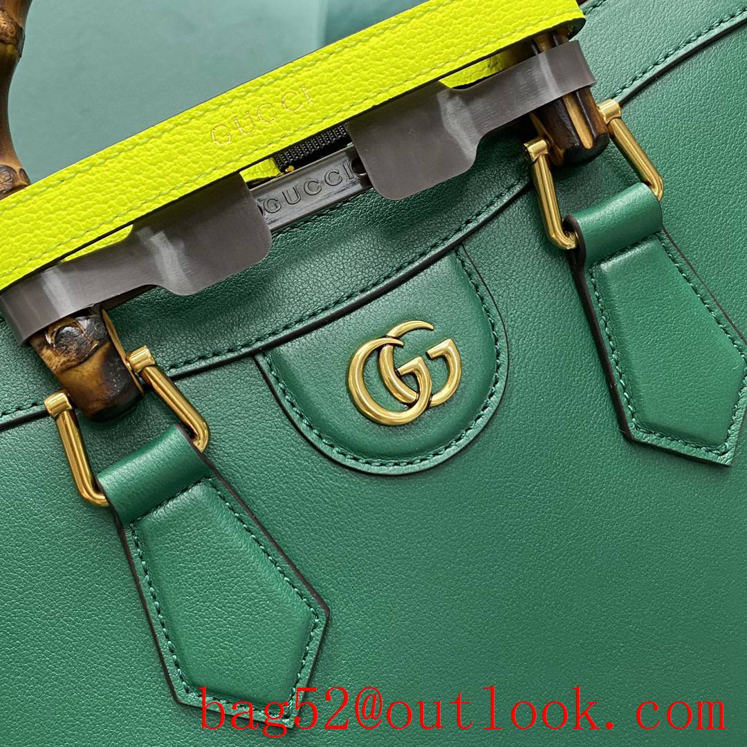 Gucci darkgreen Diana Bamboo Medium women's handbag