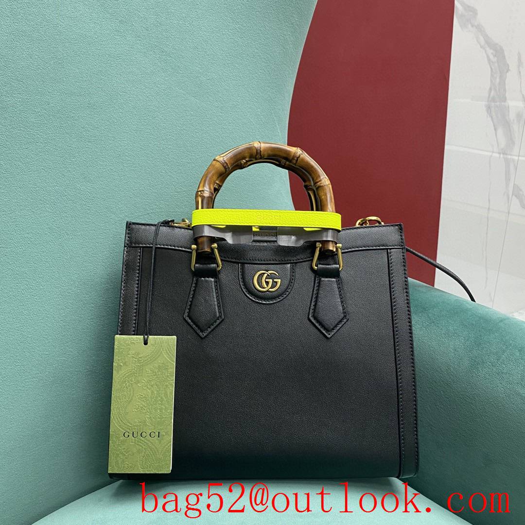 Gucci Diana Bamboo Medium women's dark green handbag