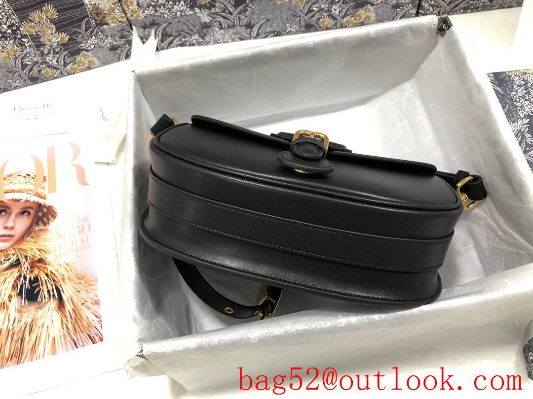 Dior Medium Bobby in Plain Leather ShoulderStyle black bag