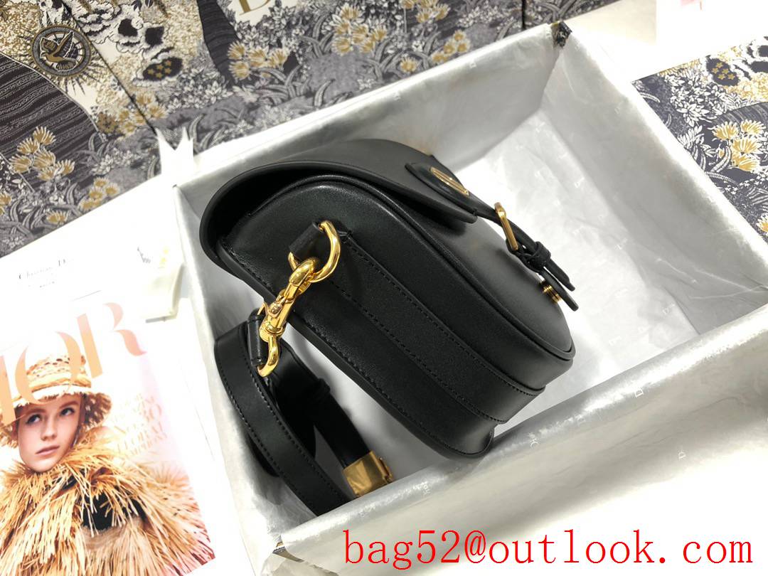 Dior Medium Bobby in Plain Leather ShoulderStyle black bag