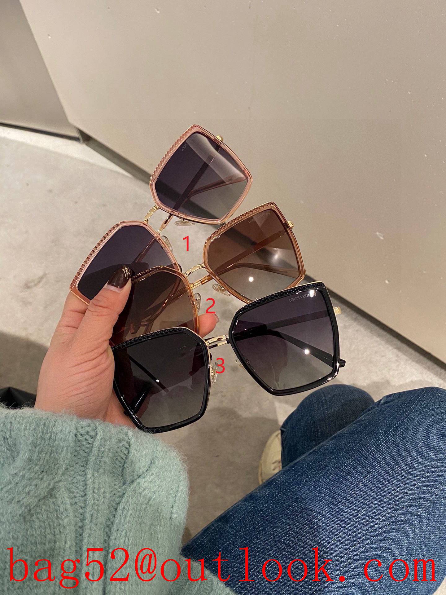 LV Louis Vuitton Resin polarizer sunglasses