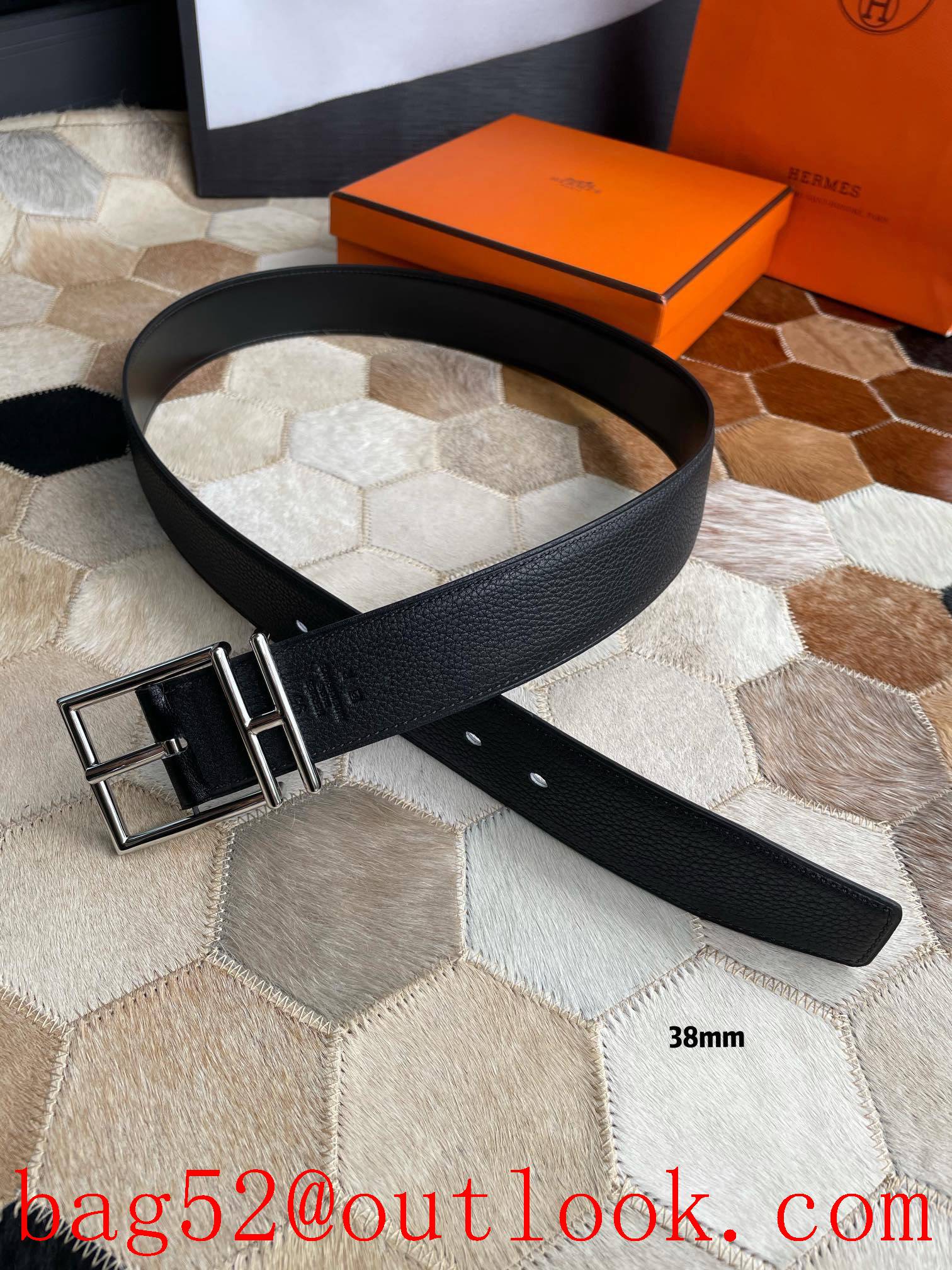Hermes Hathan Buckle reversible belt