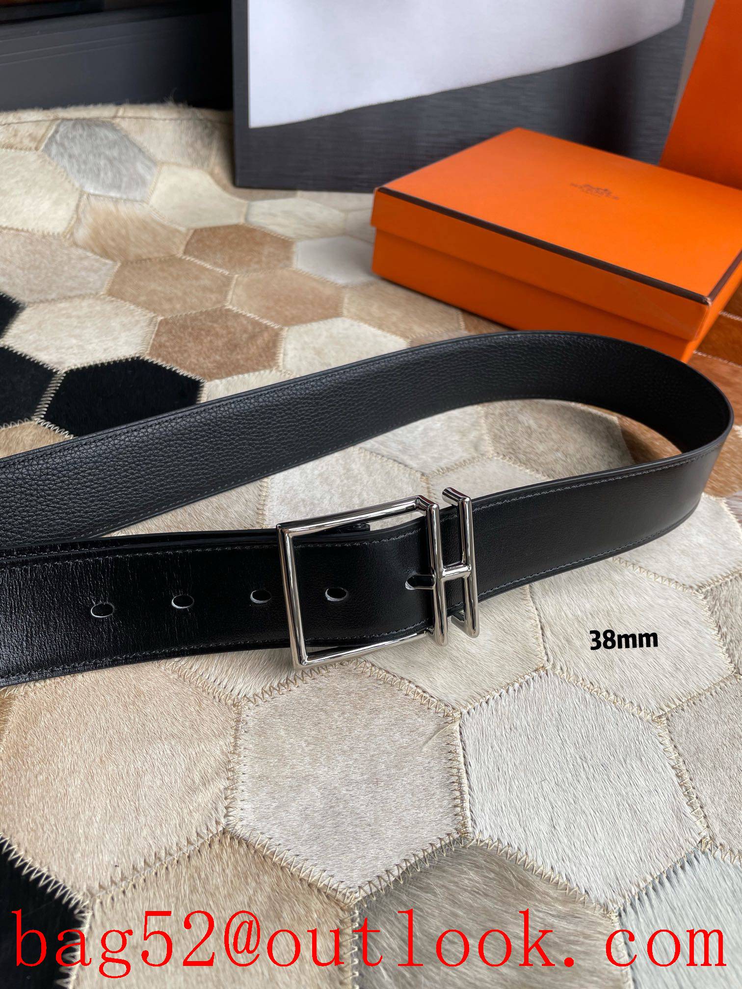 Hermes Hathan Buckle reversible belt