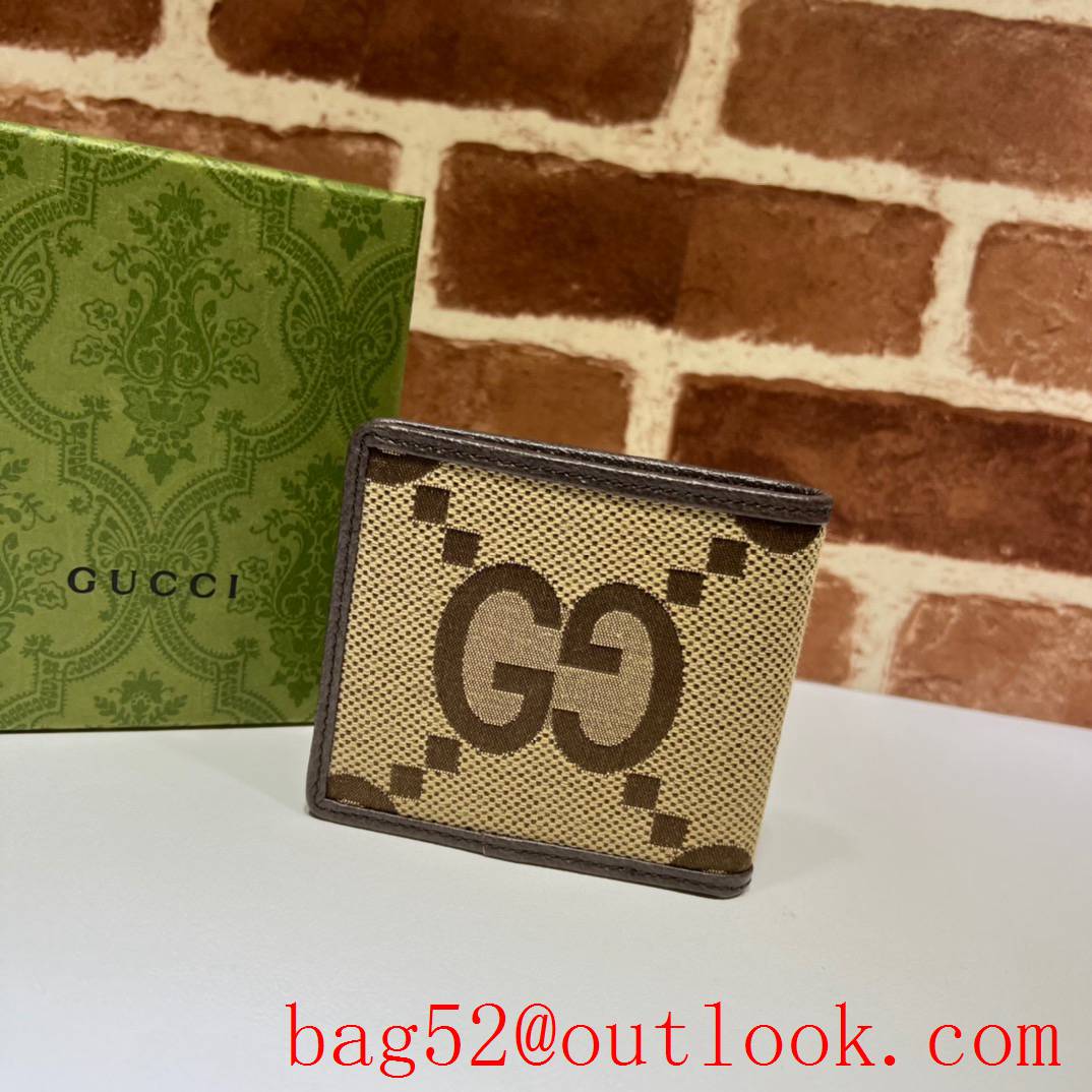 Gucci short card holder wallet brown purse