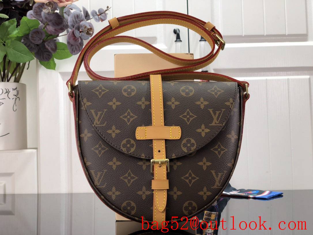 Louis Vuitton LV Monogram Canvas Classic Vintage Shoulder Bag Handbag M51233 Brown