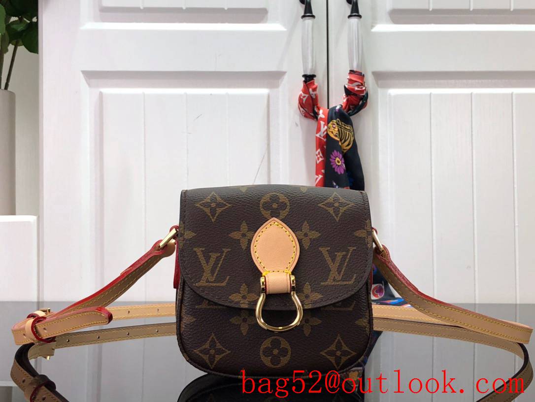 Louis Vuitton LV Monogram Canvas Saint Cloud Mini Messenger Bag M51244 Brown