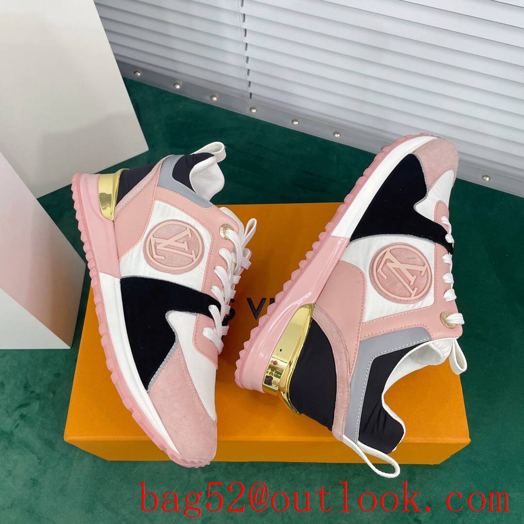 Louis Vuitton lv pink run away sneaker shoes for women
