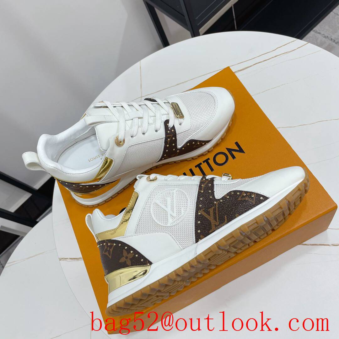 Louis Vuitton lv tan run away sneaker shoes for women