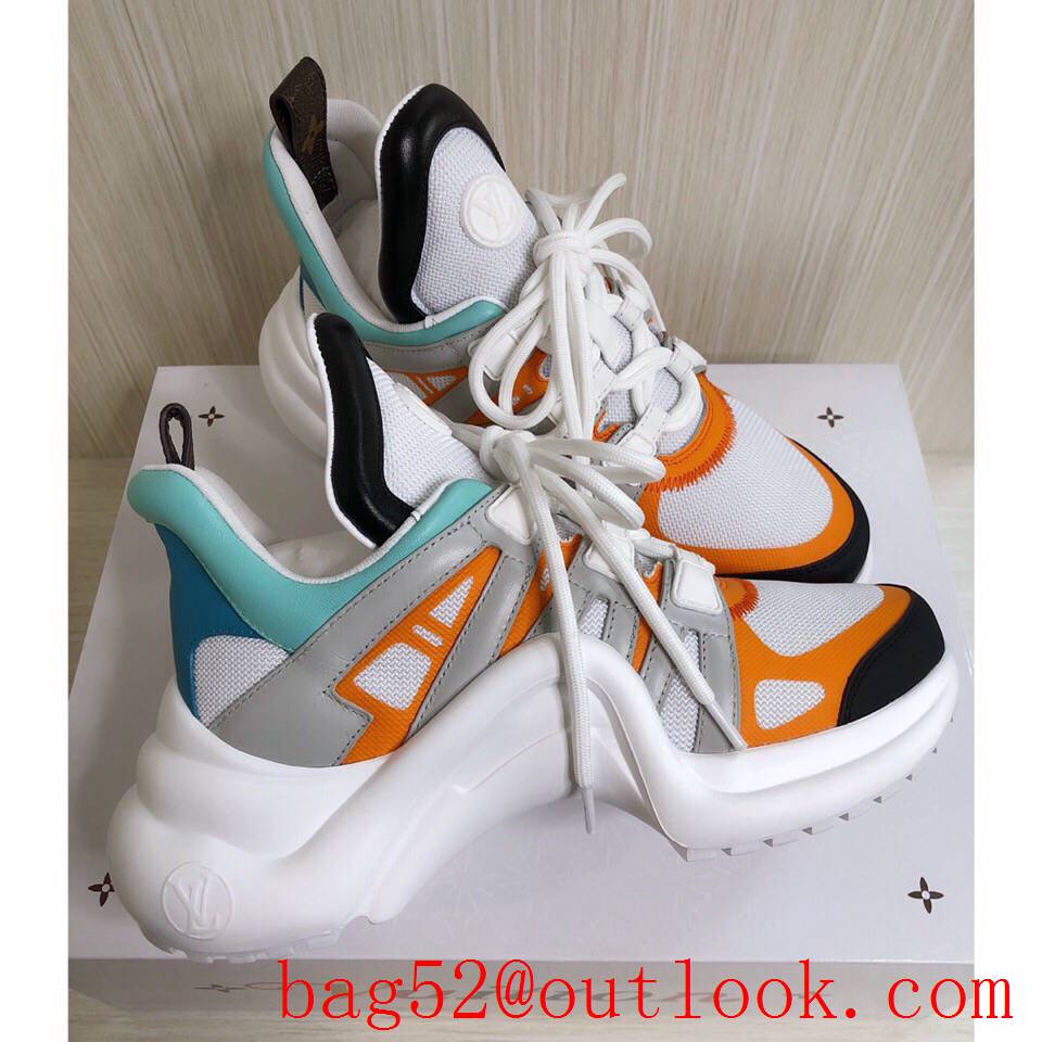Louis Vuitton lv cream v gray archlight sneaker shoes for women