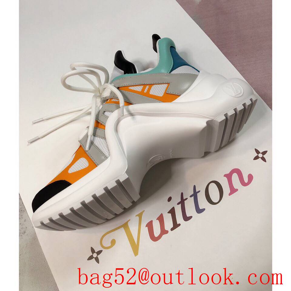 Louis Vuitton lv cream v gray archlight sneaker shoes for women