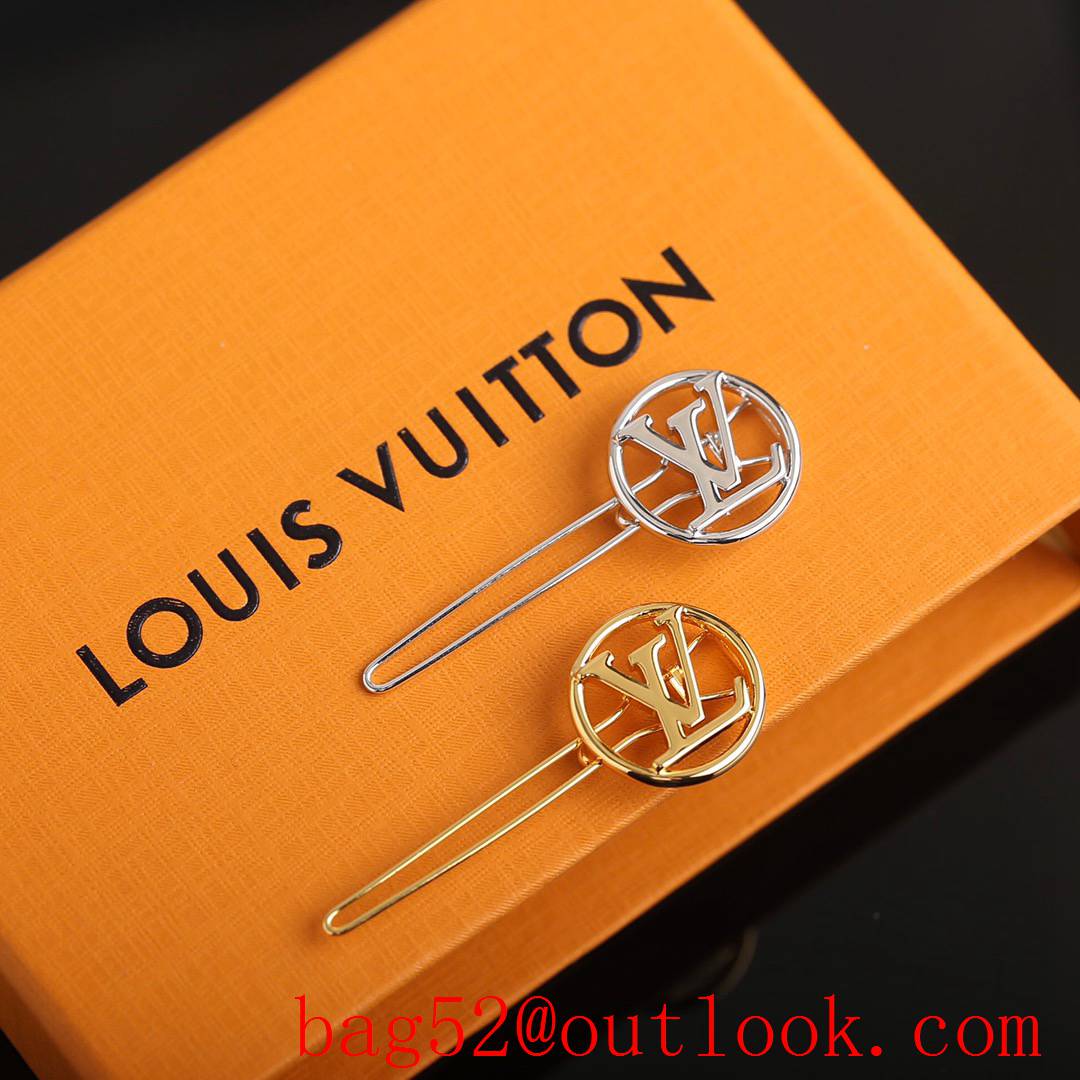 Louis Vuitton LV Baby Louise Hairpins Set Gold and Silver